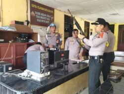 Kapolres Instruksikan Cek Perlengkapan Empat Polsek di Batubara