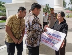 Pj Gubsu Resmikan Kantor DPRD Nias dan Beri Berbagai Bantuan