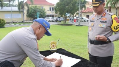 Pelepasan Latja Diktuba Polri Angkatan 50 SPN Polda Sumsel