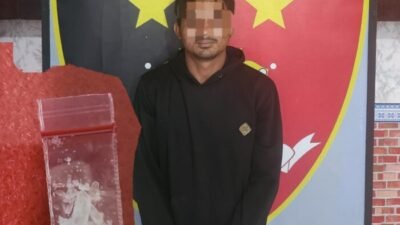 Pria Desa Aras Ditangkap Reskrim Polsek Indrapura, Sabu Didapat di Kantong Celana