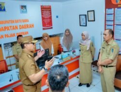 Usai Apel Gabungan, Pj Bupati Sidak Kantor Bapenda da BKAD
