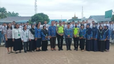 Satlantas Polres Batubara Sosialisasi Tertib Berlalulintas Kepada Siswa SMA