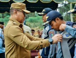 Forkopimda Batubara Cabut Portal Jalan di Perlintasan KA Desa Mekar Baru