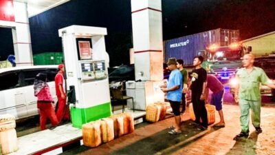 Cegah Penyimpangan, Sat Reskrim Polres Batubara Cek SPBU, Tangkahan Pasir dan Gudang CPO