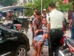 Personil Samapta Polres Batubara Bantu Nasabah BNI