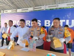 Polres Batubara Ungkap 7 Kasus Narkoba Dengan 10 Tersangka,1 ASN