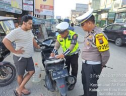 Satlantas Polres Batubara Terapkan Kembali Tilang Ditempat