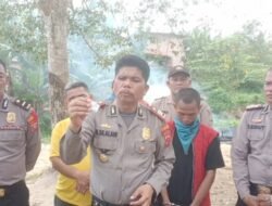 Pemuda Kisaran Ditangkap Saat Menghisap Sabu di Gubuk Kampung Baru Labura