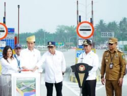 Presiden Jokowi Resmikan Tol Berbiaya 4,73 Triliun di Batubara