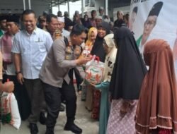 Harlah NU di Mesjid Ar Rahman Aceh Sepakat Batubara Berbagi Paket Sembako