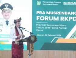 Dimusrenbang Zona Pantai Timur,Pj Gubernur Sampaikan Isu Strategis Sumut 
