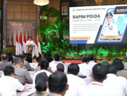 Rapim Polda Sumut, Pj Gubernur Sampaikan Empat Strategi