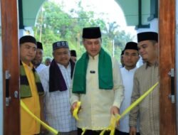 Bupati Hendriyanto Hadiri Peresmian Masjid Al Musannif Shohibul Arba’ah