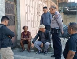 Polsek Indrapura Amankan ODGJ Lempar Kaca Stealing Pedagang