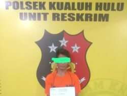 Polsek Kualuh Hulu Tangkap Pengedar Sabu Desa Damuli Pekan