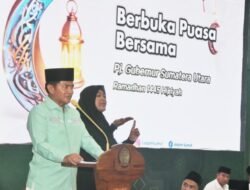 Pj Gubsu Buka Puasa Bersama Penyandang Disabilitas