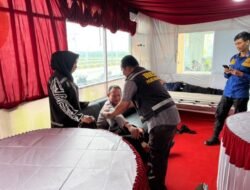 Dokkes Polres Barubara Periksa Kesehatan Personel Ketupat Toba 2024