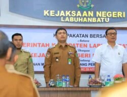 Bupati Labura Teken MoU Dengan Kejari Labuhanbatu