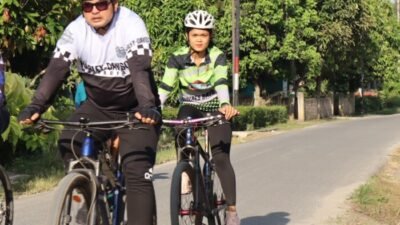 Jaga Kesehatan Tubuh, Kapolres Batubara Gowes Bersama JPU