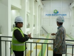 Pj Gubernur Sumut Tinjau PLTA Batu Gajah Langkat