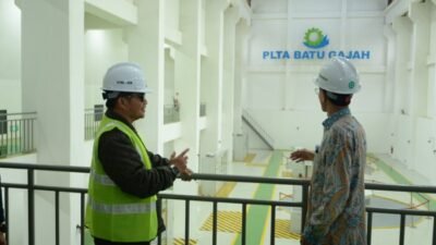 Pj Gubernur Sumut Tinjau PLTA Batu Gajah Langkat