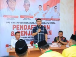Bupati dan Wabup Kembalikan Formulir ke PPP dan Gerindra Labura