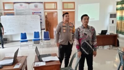 Kapolres Batubara Monitoring Ujian CAT Seleksi Panwascam