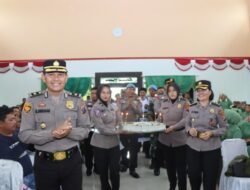 Polres Batubara Beri Surprise HUT Yonif 126/KC Ke-62