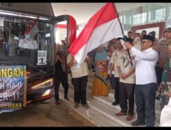 249 Calhaj Batubara Dilepas ke Asrama Haji Medan