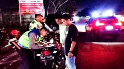 Cegah Gangguan Kamtibmas,Polsek Indrapura Patroli Gabungan