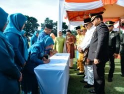 MoU BNN dan TP PKK, Penyerahan SK STTD 5 Orang Serta SK CPNS Jadi PNS di Batubara
