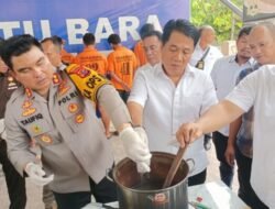 Polres Batubara Musnahkan Sabu dan Ganja