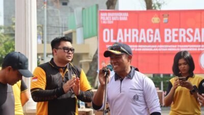 Maraton 5K dan Olahraga Bersama Sambut Hari Bhayangkara ke 78 di Polres Batubara 