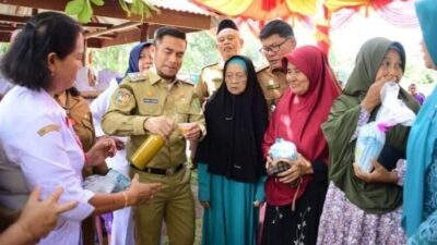 Wabup Labura Ikuti Kick Off Intevensi Stunting Sumut Melalui Zoom Meeting