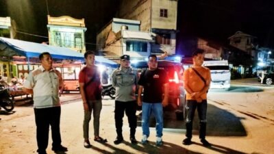 Polsek Medang Deras Patroli Malam Antisipasi Geng Motor dan Begal