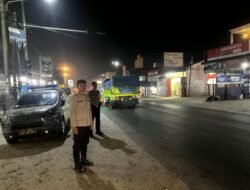 Polsek Indrapura Patroli Objek Vital Sepanjang Jalinsum Indrapura