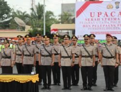 Kabag,Kasat dan Kapolsek di Polres Batubara Sertijab