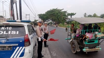Patroli Kibas Bendera Satlantas Polres Batubara Dalam Rangka Ops Patuh Toba