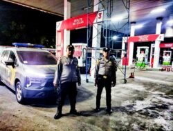 Patroli Malam Polsek Indrapura  Antisipasi Curas dan Curat