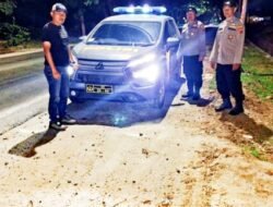 Patroli Dialogis Polsek Lima Puluh Malam Hari