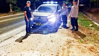 Patroli Dialogis Polsek Lima Puluh Malam Hari
