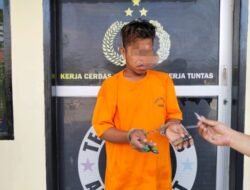 Polsek Labuhan Ruku Tangkap Pria Nelayan Bersama Paket Sabu