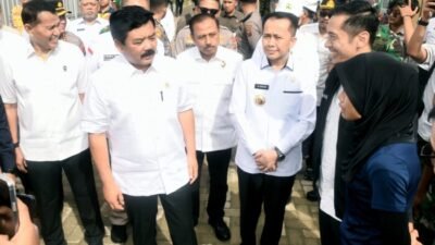 Pj Gubernur Sumut dan Menko Polhukam Pastikan Progres Stadion 71,8%