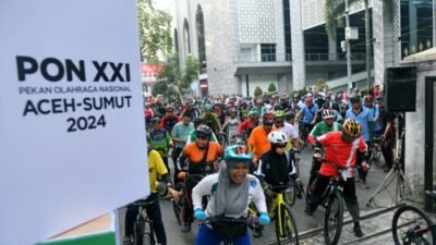 PB PON Bersama DPRD Sumut Funbike