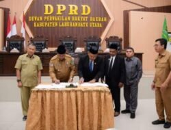 KUA-PPAS Tahun 2025 Pemkab Labura di Tandatangani
