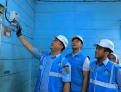 Bupati Labura Resmikan Listrik di Desa Pematang