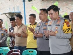Kapolres Batubara Melayat Wartawan Meninggal Dunia