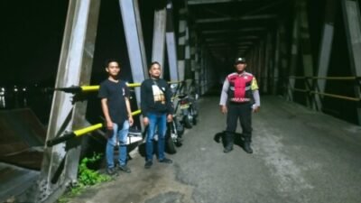 Patroli Rutin Polsek Medang Deras Awasi Daerah Rawan