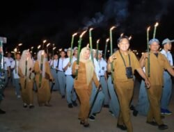 Upacara Taptu dan Pawai Obor di Labura