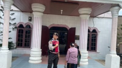 Samapta Polres Batubara PAM Ibadah Gereja